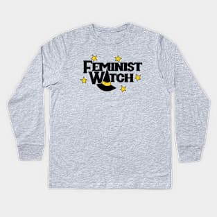 Feminist Witch Kids Long Sleeve T-Shirt